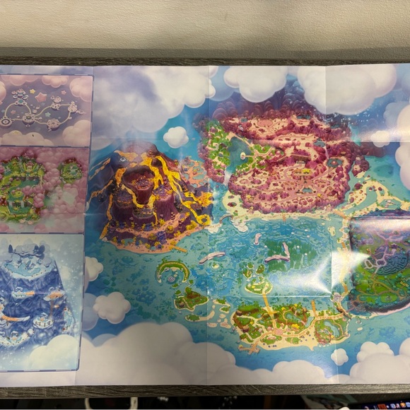 Sanrio Hello Kitty Island Adventure Poster - Pink, Blue, Green - Picture 2 of 2